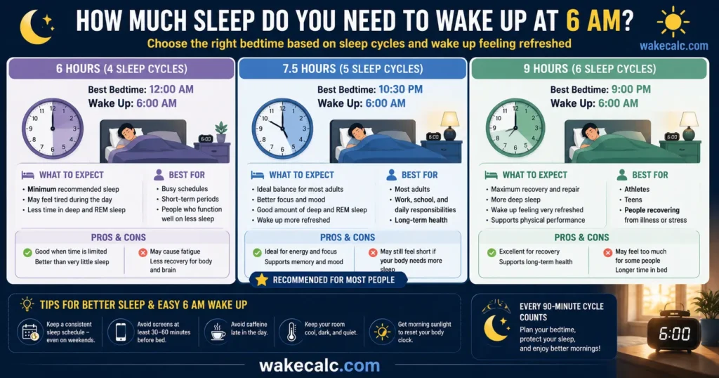 Tips for Waking Up at 6 AM Easily